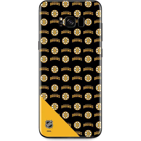NHL Boston Bruins Pattern Galaxy S8 Plus Skin